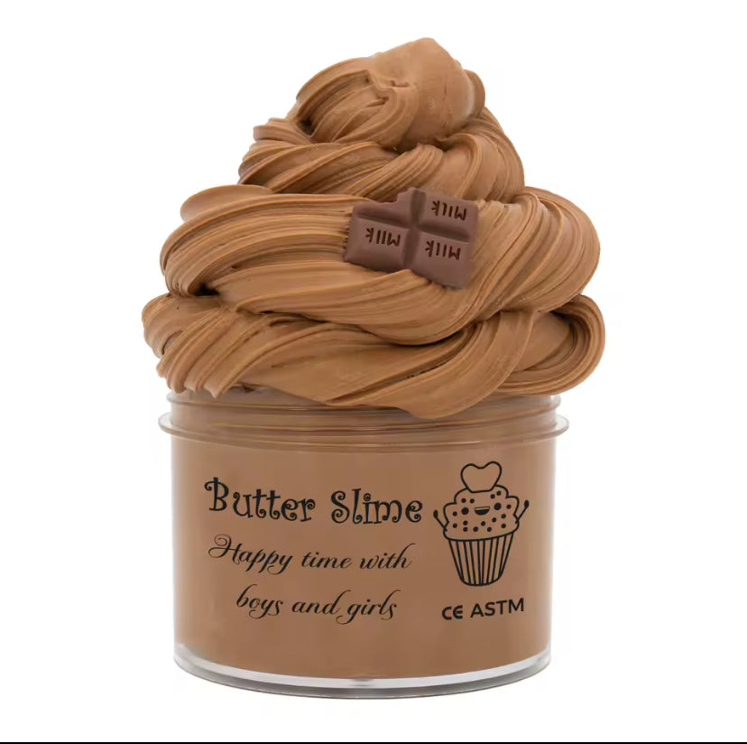 70ml Chocolate Cookies Butter Slime Kit With Scented Slime Soft Fluffy Putty DIY Plasticine Birthday Gift Toys For Party Favors