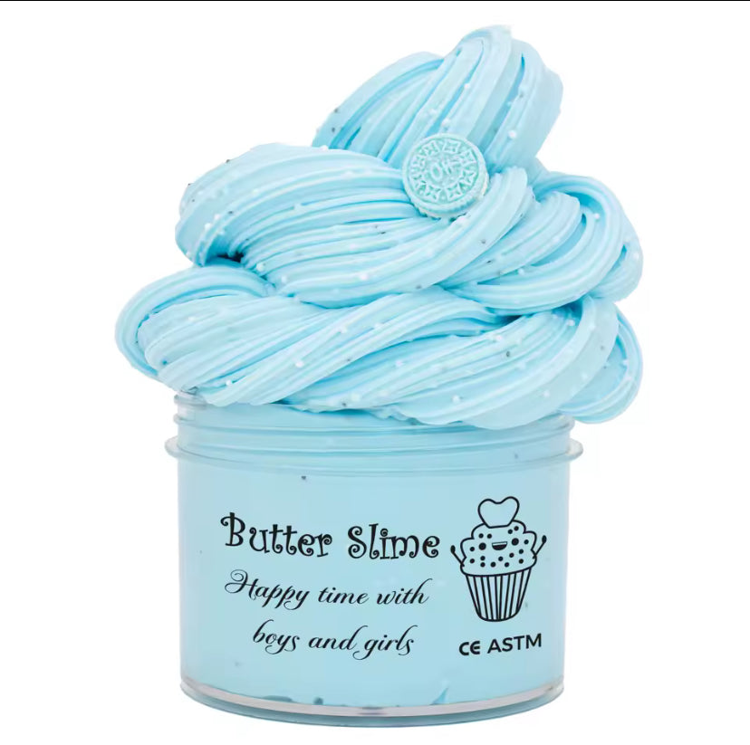 70ml Chocolate Cookies Butter Slime Kit With Scented Slime Soft Fluffy Putty DIY Plasticine Birthday Gift Toys For Party Favors