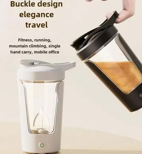 450ml Electric Automatic Mixing Cup Portable Whey Protein Shaker Bottle Battery Powered Fully Automatic Stirring Cup