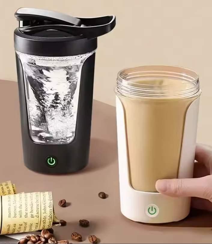 450ml Electric Automatic Mixing Cup Portable Whey Protein Shaker Bottle Battery Powered Fully Automatic Stirring Cup