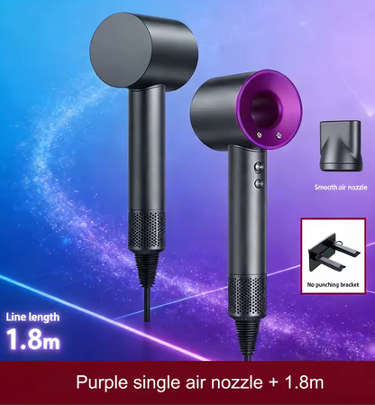 5 in 1 Professional Hair Dryer, with Hot and Cold Air Functionality - Lightweight and Thermostatic Styling Tool for Smooth Hair